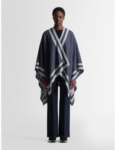 JACQUARD PONCHO Véritable concentré