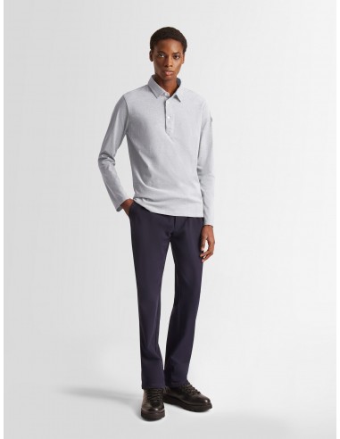 GIORGIO LONG-SLEEVE POLO SHIRT Dans la société mordern